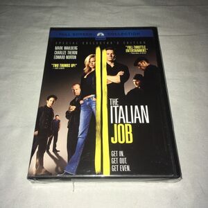 Dvd Sealed New The Italian Job Special Collector’s Full Screen Edition Paramount
